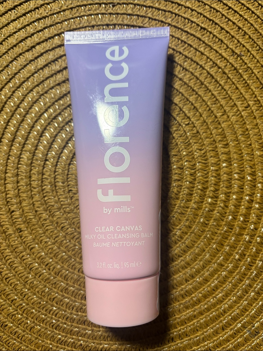 Florence by Mills Clear Canvas Milky Oil Cleansing Balm — Lavender Pink